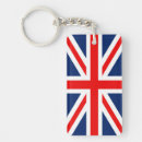 Search for united rectangular key rings United kingdom flag
