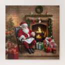 Search for vintage santa puzzles Old