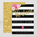 Search for thirteen birthday invitations Gold