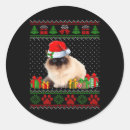 Search for cat in santa hat stickers Funny christmas