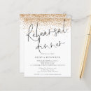 Search for glitter rehearsal dinner invitations Glam