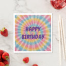 Search for 1960s napkins Rainbow