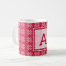 Search for red and white snowflakes mugs Scandinavian