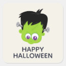 Search for cute monster face stickers Halloween