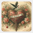 Search for victorian valentines stickers Red