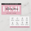 Search for aftercare business cards Beauty salon
