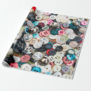Search for buttons wrapping paper Red