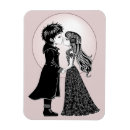 Search for cute valentines day magnets Kiss
