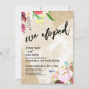 Search for boho elopement reception invitations Watercolor