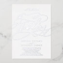 Search for silver fonts invitations Bride