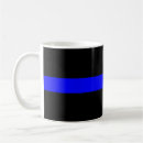 Search for law enforcement support mugs Thin blue line