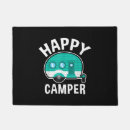 Search for happy camper doormats Funny