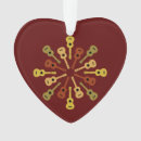 Search for instruments heart christmas tree decorations Guitar