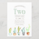 Search for watercolor cactus invitations Succulent