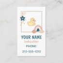 Search for rubber business cards Nanny