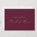 Search for burgundy and gold invitations For her