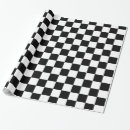 Search for black and white squares wrapping paper Abstract