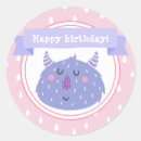 Search for happy monsters stickers Cartoon