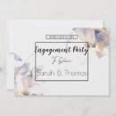 Search for unique engagement party invitations White