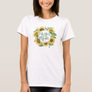 Search for sunflower wedding tshirts For her