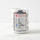 Search for blood type mugs Nurse