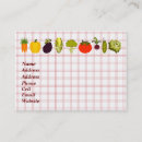 Search for corn business cards Cook