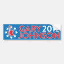 Search for gary johnson bumper stickers President