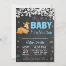 Search for deer baby boy shower invitations Snowflake