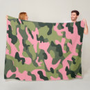 Search for army camo blankets Girly