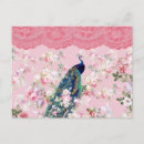 Search for elegant peacock postcards Floral