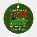Search for cane corso christmas tree decorations Santa