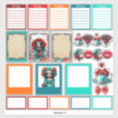 Search for 2 skulls stickers Sugar skull