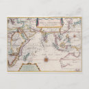 Search for vintage map of asia postcards History