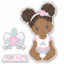 Search for african american girl stickers Unicorn