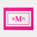 Search for hot pink doormats Simple