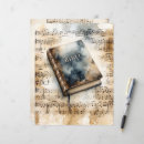 Search for vintage sheet music pages Parchment