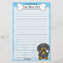 Search for dachshund personal stationery Dogs