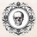 Search for gothic skull coasters Damask