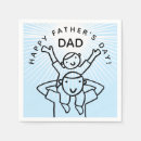 Search for happy fathers day napkins Blue