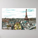 Search for vintage eiffel tower posters France