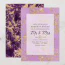 Search for purple marble invitations Gold