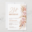 Search for floral 21st birthday invitations Modern