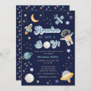 Search for rocket ship baby shower invitations Galaxy