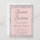 Search for confetti sweet 16 invitations Silver