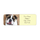 Search for english bulldog return address labels Animals
