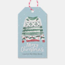 Search for ugly christmas sweater gift tags Funny