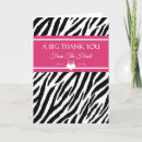 Search for zebra print thank you cards Trendy