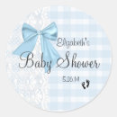 Search for blue and white gingham stickers Mother to be