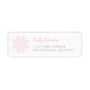 Search for pink silver return address labels Calligraphy