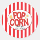 Search for popcorn favor stickers Birthday